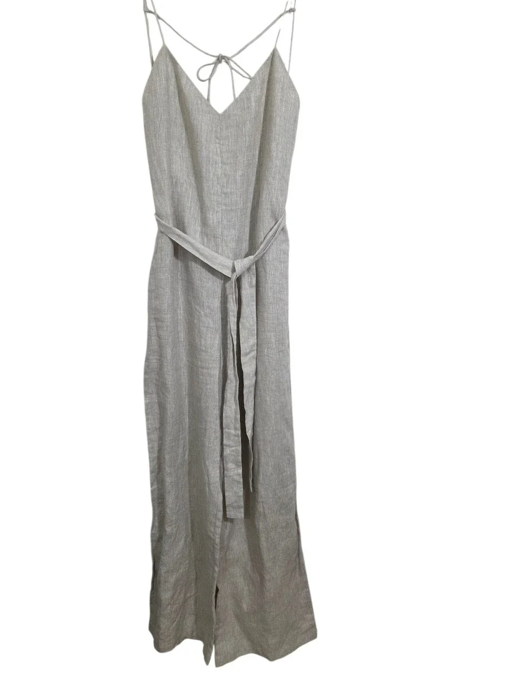 Reformation Isla Linen Jumpsuit Size Small Boho Breathable Lighweight Casual